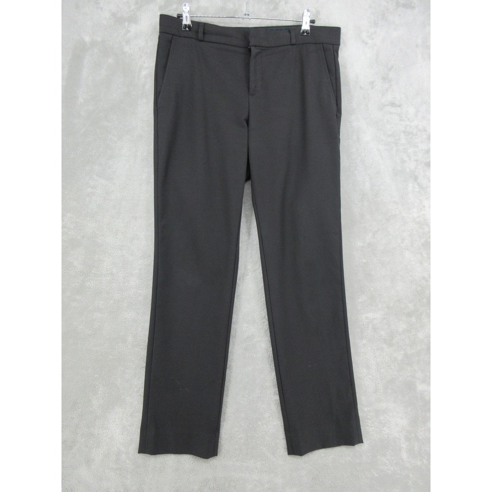 Banana Republic Pants Womens Size 8 Ryan Fit Trousers Minimalist Pockets Black